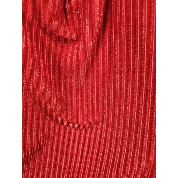 Ali & Jay‎ Anthropologie Samantha Velvet Jumpsuit Rose Red Women's Small - Picture 8 of 9